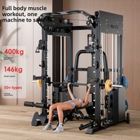 Station de musculation multifonctionnelle Smith Machine pour usage domestique – Équipement de fitness pour squats et développés couchés