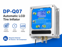 Gonfleur de pneus numérique entièrement automatique à gonflage rapide avec écran LCD, moniteur de pression des pneus, AC110V/220V 220PSI, montage mural