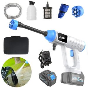 OEM 96VH Lithium Battery High Pressure Car Washer Gun Cordless Electric Cleaning Machine Washer Spray Gun Brushless Led Screen - Product Image 3
