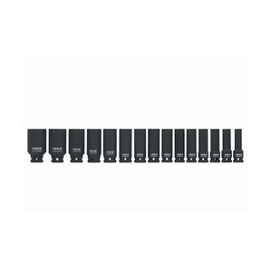 Yato 1/2 In Socket <b>Set</b> 11 <b>Pc</b> As Drive Industrial Grade Chrome Molybdenum Steel - Product Image 2