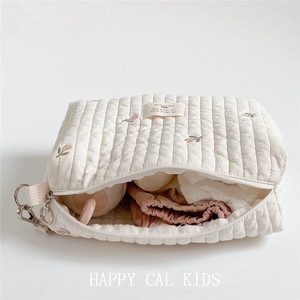 Nouveau <span class=keywords><strong>Sac</strong></span> à Langer Matelassé Doux <span class=keywords><strong>pour</strong></span> Maman Maternelle, Broderie Coton Épaule, Motif Ourson en Peluche, <span class=keywords><strong>Sac</strong></span> de Naissance Grande Taille - Product Image 4