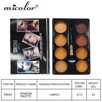 Palette de fards à paupières et de contour 801A Macha de haute qualité, effet nude, fini scintillant et mat, végane, waterproof
