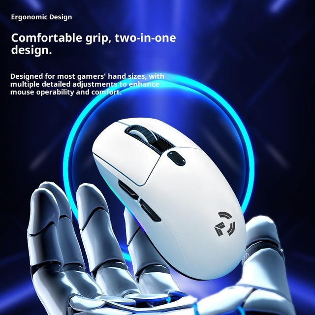 Senrui HX PRO 3D Laser Sensor Gamingb RGB Backlit Lightweight Ergonomic Design 20G Wireless Mouse Acceleration Both-Handed Stock
