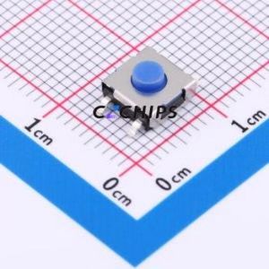 TSE006A3526BB Tactile Switch SMD-4P,6.6x6.4mm Switch Round Button 2.6N 9.5mm 6.35mm - Product Image 1
