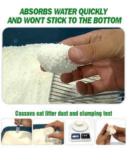 เศษขยะ<span class=keywords><strong>แมว</strong></span>ทำจากมันสำปะหลังออร์แกนิกไม่ใส่กลิ่นไม่พึงประสงค์เศษเต้าหู้ปราศจากฝุ่น - Product Image 3