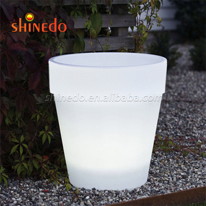 Pots de fleurs solaires à LED, lampe de jardin solaire, <span class=keywords><strong>pot</strong></span> de fleurs <span class=keywords><strong>extérieur</strong></span> solaire pour cour - Product Image 4