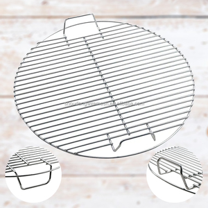 Grilles de <span class=keywords><strong>barbecue</strong></span> rondes personnalisées en acier inoxydable, accessoires pour pique-nique et camping - Product Image 3