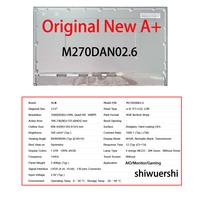 Layar LCD Grosir Original Baru A+ 27" M270DAN02.6 M270DAN02.8 M270DAN02.9 M270DAN05.0 M270DAN06.7 M270DAN07.0 M270DAN07.1