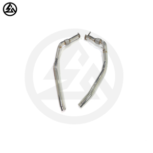 Csz 9YA รถปอร์เช่คาเยนน์คูเป้/เทอร์โบ /<span class=keywords><strong>gts</strong></span> ท่อด้านหน้าไอเสีย4.0TT ท่อล่างรองท่อ SS304 - Product Image 4