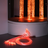 Ensemble de canapé de thérapie Snoezelen, podium sensoriel, kit de chambre sensorielle apaisante pour l'autisme, lumières interactives, tube à bulles, ensemble d'angle