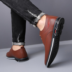 Chaussures Oxford en cuir pour hommes, style britannique, bout pointu, antidérapantes, décontractées pour l'automne, tailles 40 41 42 43 44 45 46 47 48 - Product Image 2