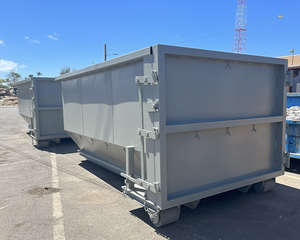 Contenedor elevador con gancho de acero grande para soluciones de eliminación de residuos de servicio pesado y basurero de construcción - Product Image 2