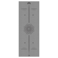 Tapis de yoga professionnel en microfibre de daim ultra-fin de 1 mm d'épaisseur, antidérapant ; Serviette pliable absorbant la transpiration, tapis anti-salissures