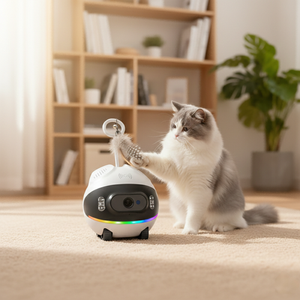 Cámara Portátil para Mascotas con WiFi 4G, Doble Modo, Rastreo, Reutilizable, Funciona con Batería, Ideal para Espacios Pequeños, Regalo de Navidad para Mascotas - Product Image 1