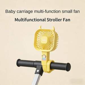 Yellow Portable Clamp <b>Fan</b> Mini Wearable Cooling <b>Fan</b> <b>Handheld</b> Desk <b>Fan</b> for Outdoor Use - Product Image 2