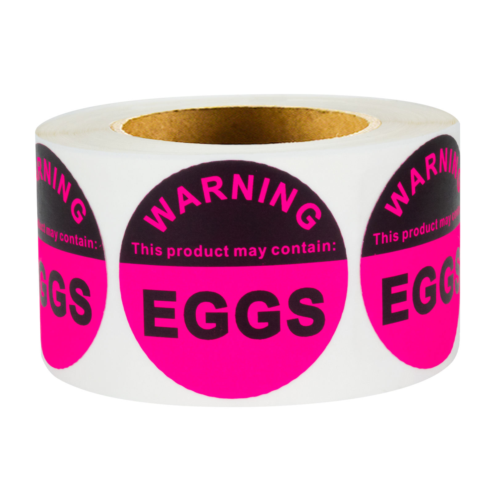 Advertencia de alergia al huevo