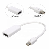 Adaptateur convertisseur Mini DisplayPort mâle vers HDMI femelle 4K/30Hz en gros OEM pour Apple Mac Macbook Pro Air Notebook