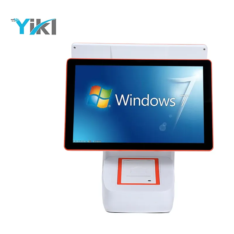 15.6 Touch Windows/ Android registratore di cassa terminale pos 58mm/80mm stampante termica su una macchina