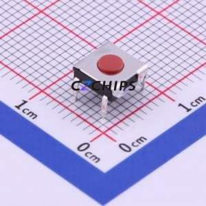 TC-1157-C-A Tactile Switch Through hole Component (THT) Switch Single Pole Single Throw Round Button 2.6N Through Hole - Product Image 1