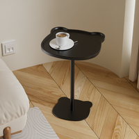 Table d'appoint miniature en métal en forme d'ours mignon, table basse moderne multifonctionnelle, adaptée au salon et à la chambre à coucher