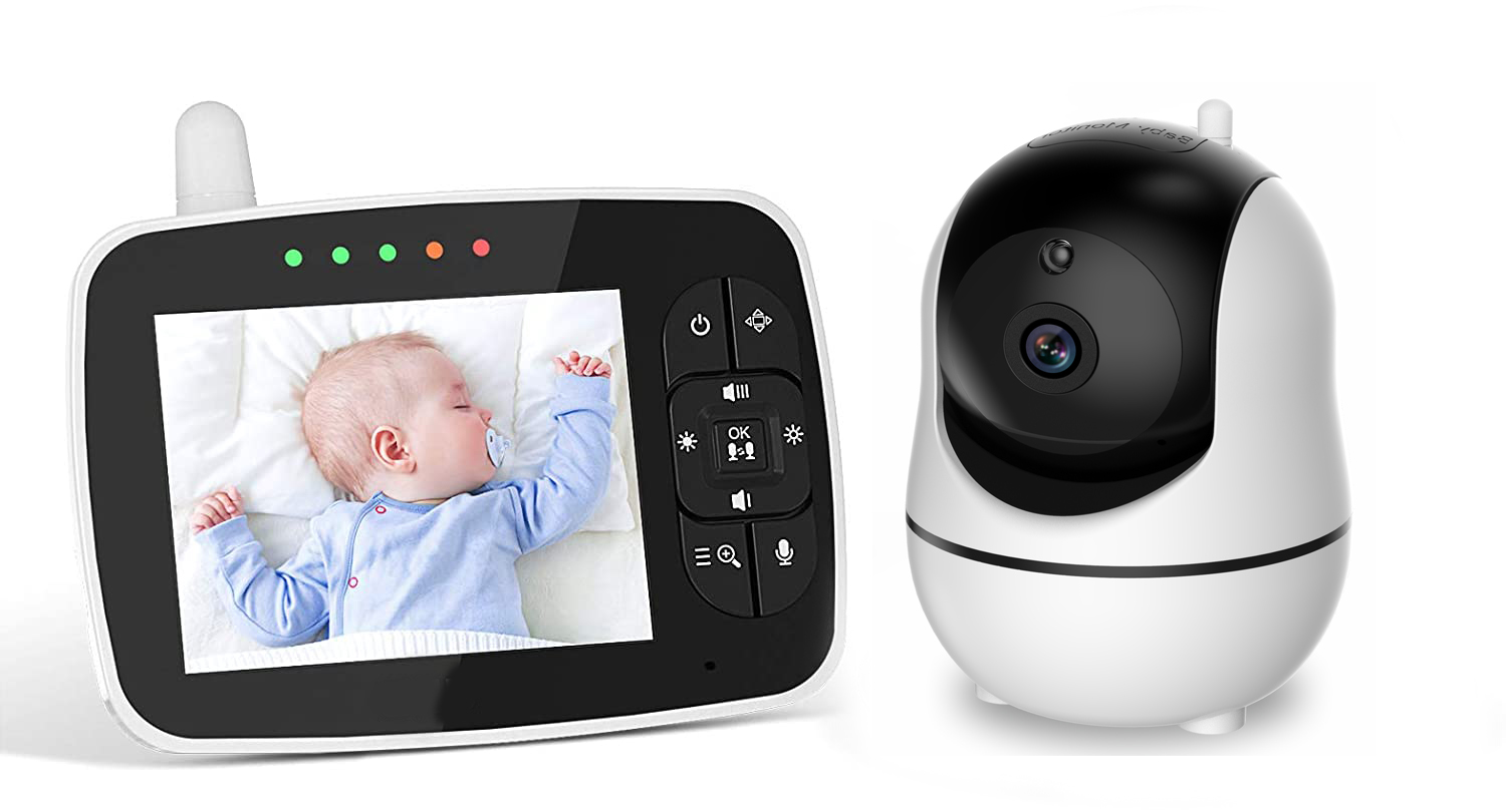 3.5inch pan/tilt video Baby Monitor with stable quality