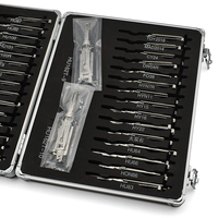 Kit de Herramientas de Cerrajería Automotriz Todo en Uno Lishi de 32 Piezas 2 en 1 HON66 HU92 HU101 FO38 HYN11 TOY48 K5 MAZ24 VA2T para Uso Profesional