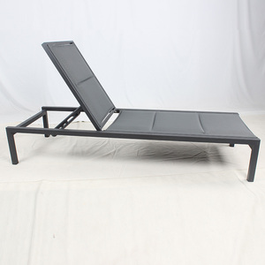Lettino Prendisole <span class=keywords><strong>da</strong></span> Esterno in Alluminio con Tessuto Imbottito per Piscina e <span class=keywords><strong>Spiaggia</strong></span> - Product Image 5
