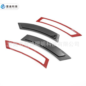 Luces Laterales para BMW Serie 3 E92 E93 328I 325I, Cubiertas de Intermitentes para Guardabarros, Molduras ABS Rojas y Negras 63147162313 - Product Image 5