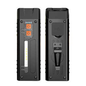 Lampe de poche multifonctionnelle Sd19 EDC, Rechargeable, 1000mah, lumière blanche Led, double interrupteur, Portable, tactique, pour le travail et la maison - Product Image 6