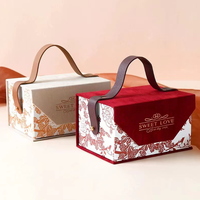 Pochette en papier personnalisée en gros pour cartes de crédit VIP et cartes de visite, en matériaux recyclés, avec fermeture magnétique rigide et pelliculage brillant