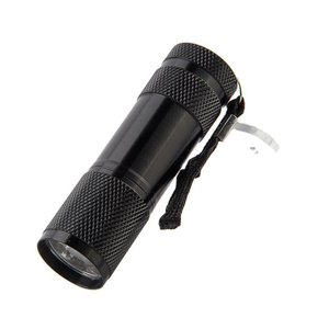 Mini lampe Portable à lumière ultraviolette, lampe de poche à 9 led pour la pêche à la mouche, Buzzer, coccinelle, colle UV - Product Image 1