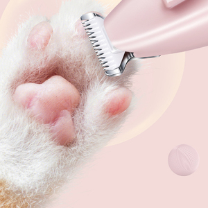 Tondeuse à poils pour pattes de chat avec lumière LED, tondeuse électrique automatique pour le dessous des pattes des animaux de compagnie - Product Image 5
