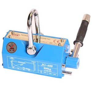 Alto factor de seguridad de elevación de <span class=keywords><strong>600KG</strong></span> Manual grúa magnética levantador magnético permanente para placa de acero - Product Image 6