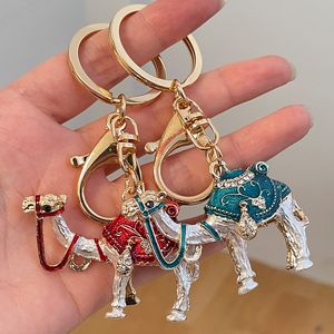 Llavero 3D de Camello Estilo Chino, Llavero Metálico de la Carretera de la Seda, Colgante para Bolsa de Niños, Coche, Llavero de Aleación con Forma de Camello, Recuerdos - Product Image 3