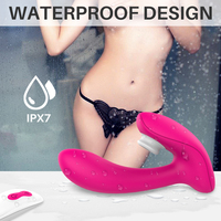 Ferngesteuerter Saugvibrator für Frauen G-Punkt Klitoris-Stimulation Weibliche Masturbation Vibro-Massagegerät für Damen