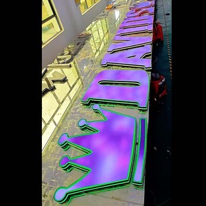 Vendita calda su misura impermeabile Led esterno 3d segno lettera Rgb multicolore cambiante segno del negozio - Product Image 5