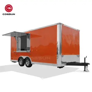Car Restaurant Restaurant Equipment Customized Restaurant Trailer Stainless Steel Perfect After Sale Service Germany Usa 1600kg
