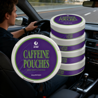 Vente en gros d'usine, ODM, OEM, sachets de poudre de caféine personnalisés, sachets énergétiques nootropiques avec 50 mg de caféine pour adultes