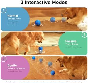 Per Cheerble giocattolo interattivo intelligente per cani eco-friendly materiale E-TPU IPX7 impermeabile automatico movimento rimbalzante rotante aria palla - Product Image 4