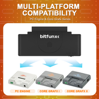 Convertisseur numérique HDMI Bitfunx RGB vers 1080P, adaptateur audio vidéo avec commutateur 16:9/4:3 pour console de jeu PCE PC Engine Core Grafx