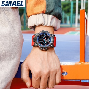 Relojes Deportivos de Moda Resistentes SMAEL 8075 para Hombre, Relojes de Pulsera Digitales de Lujo, Relojes LED Luminosos con Alarma y Fecha - Product Image 3