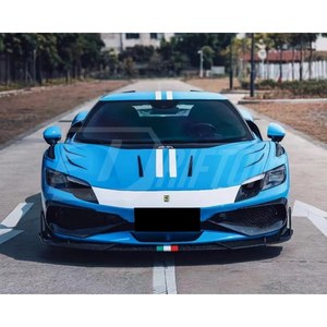 Capó ligero de fibra de carbono completamente visible para Ferrari 296 - Product Image 4