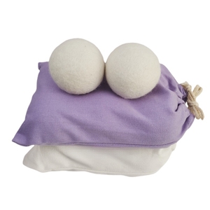 100% boules de séchage en laine de Nouvelle-Zélande 6-pack 7cm XL modèle avec sac en <span class=keywords><strong>coton</strong></span> épais feutre biologique aide à la lessive écologique - Product Image 4