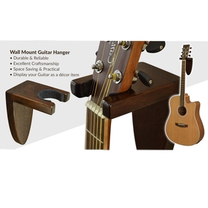 Support mural pour guitare avec étagère Cintres pour ukulélé en <span class=keywords><strong>bois</strong></span> Support pour guitare Crochet mural pour guitare électrique <span class=keywords><strong>basse</strong></span> - Product Image 6