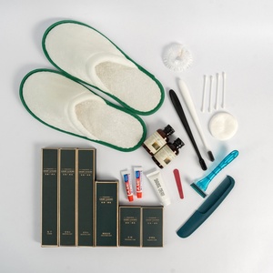 غرفة ضيوف فاخرة للاستعمال مرة واحدة للفنادق طقم أدوات تجميل للسفر شعار مخصص صندوق هدايا لوازم حمام نزل - Product Image 1