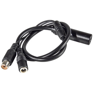 <b>Microphone</b> Adapter Cable 11.5 In For 12Vdc Cameras Audio Connection Accessory - Product Image 1