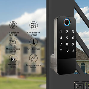 Serrure de jante électrique intelligente étanche avec contrôle de l'application Tuya Serrure intelligente d'empreinte digitale de porte extérieure WIFI - Product Image 4
