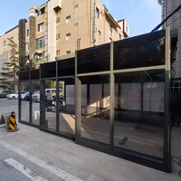 Cochera Retráctil para Exteriores, Resistente al Viento y a la Lluvia, con Protección Solar para Estacionamiento