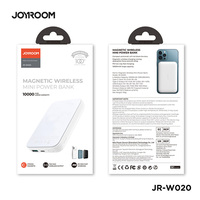 Banque d'alimentation Joyroom haute capacité PD 20W à charge rapide 10000mAh, format mini, banque d'alimentation sans fil magnétique 15W pour iPhone 12 13