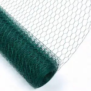 Hot Dipped Galvanized Chicken Wire Mesh Double Twist PVC Coated Chicken Wire Fence Hexagonal Wire Mesh Price